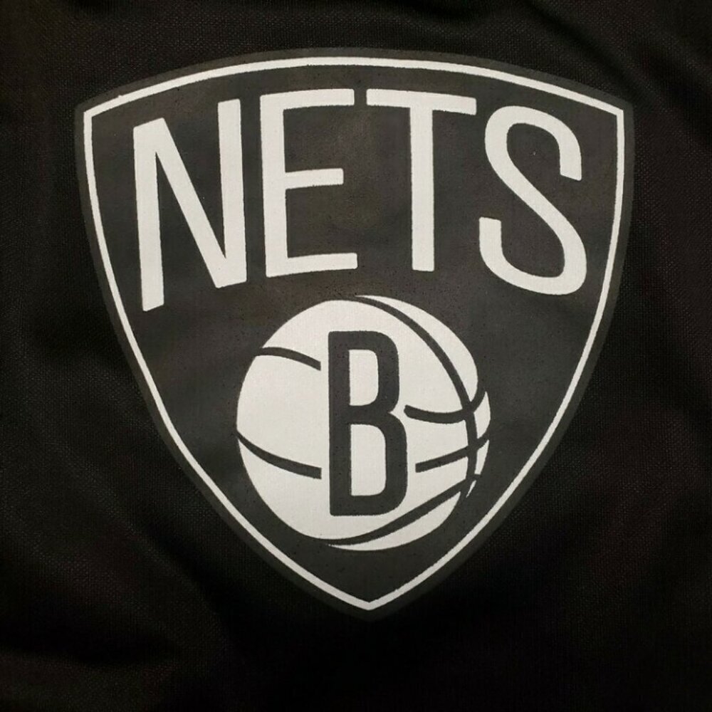 NBA Brooklyn Nets Boys Size XS (4/5) Youth Kids Pullover Hoodie Black - Picture 2 of 5